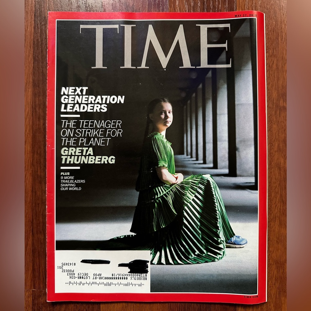 Time Magazine - Greta Thunberg - May 27, 2019